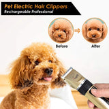 Cordless Electric Pet Clippers